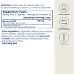 Liposomal Berberine 300mg - Capsules (60 count / 30 servings)