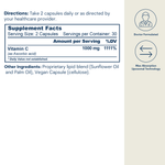 Liposomal Vitamin C - Capsules (60 Count / 30 Servings)