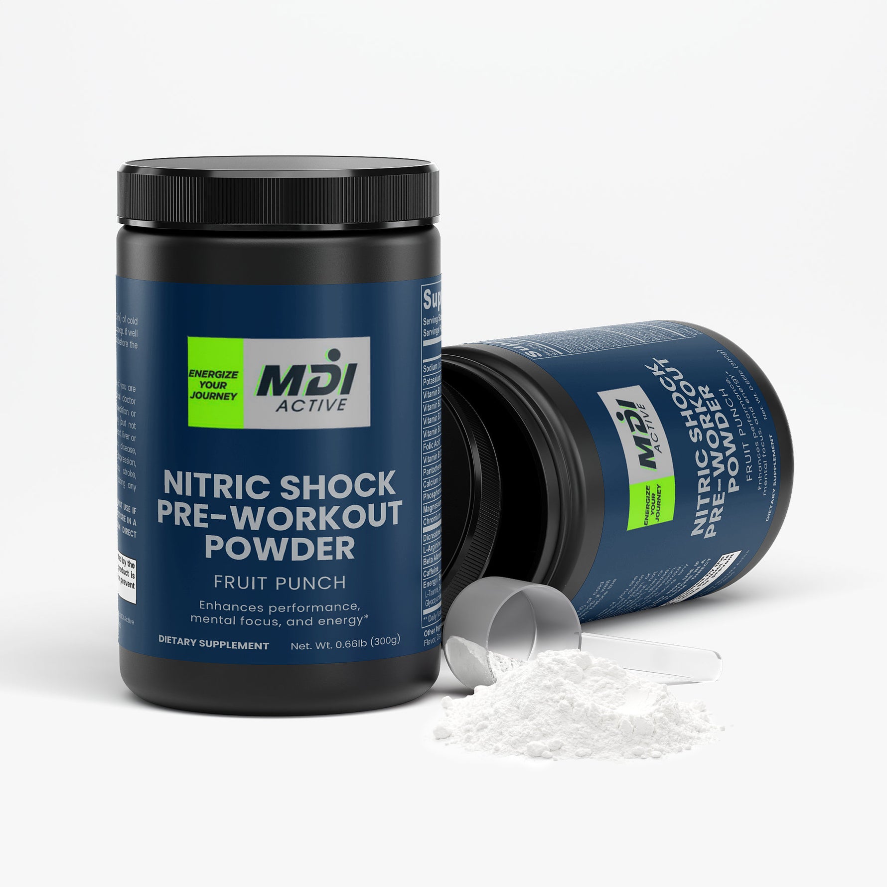 Nitric Shock Pre-Workout Powder (Fruit Punch)