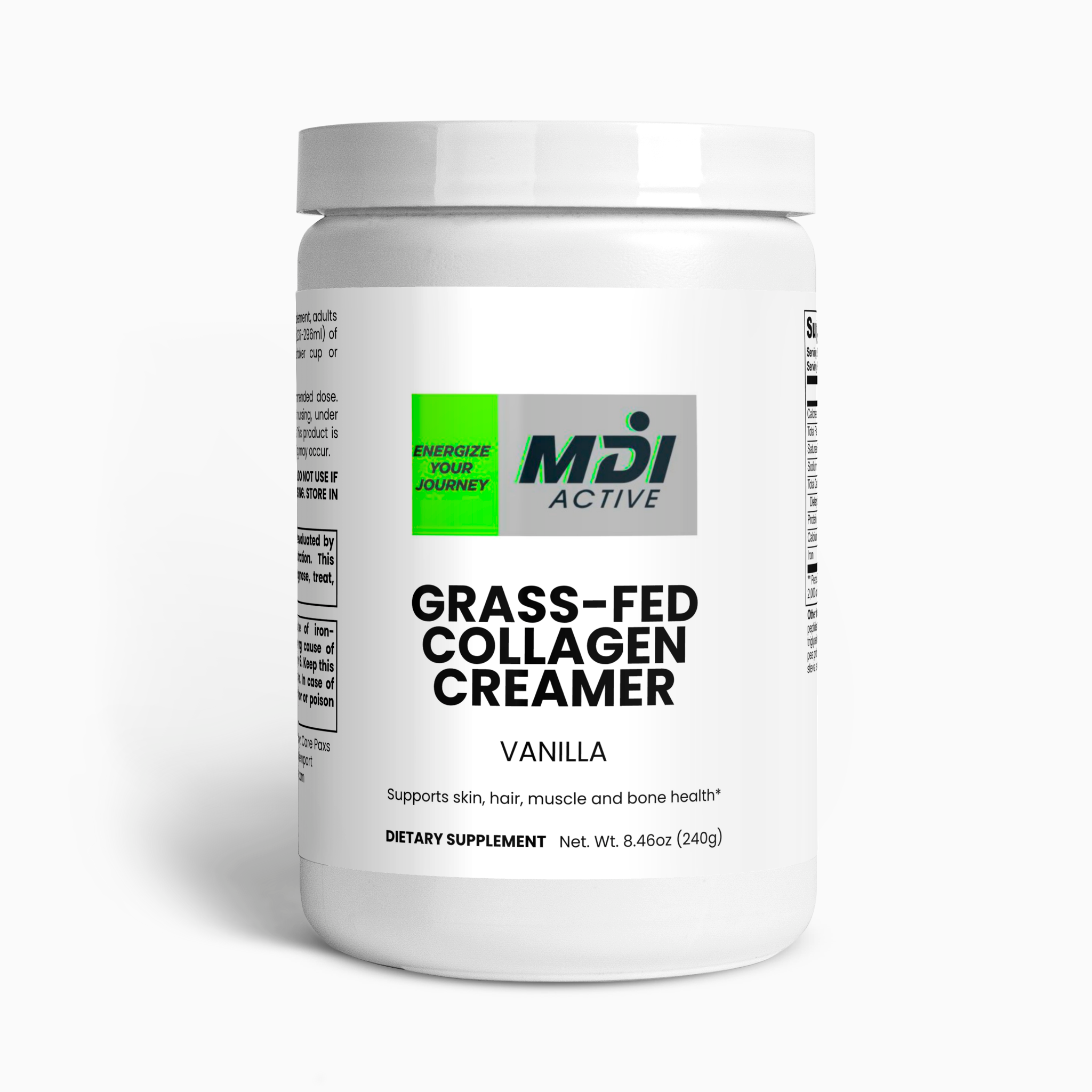 Grass-Fed Collagen Creamer (Vanilla)