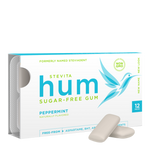Sugar-Free Peppermint Gum - Keto-Friendly Chewing Gum for Keto Diet, Non-GMO, 12 Pieces