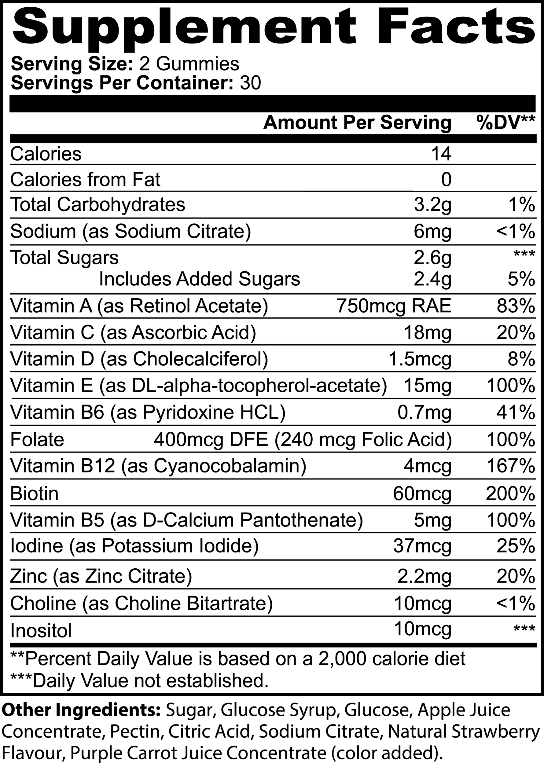 Multivitamin Bear Gummies (Adult) - MDI ACTIVE