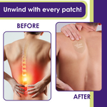 Relief Night Patch - 8 pack Arnica, White Willow Bark, Melatonin for Soreness for sleep