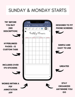 Digital Phone Planner Bundle