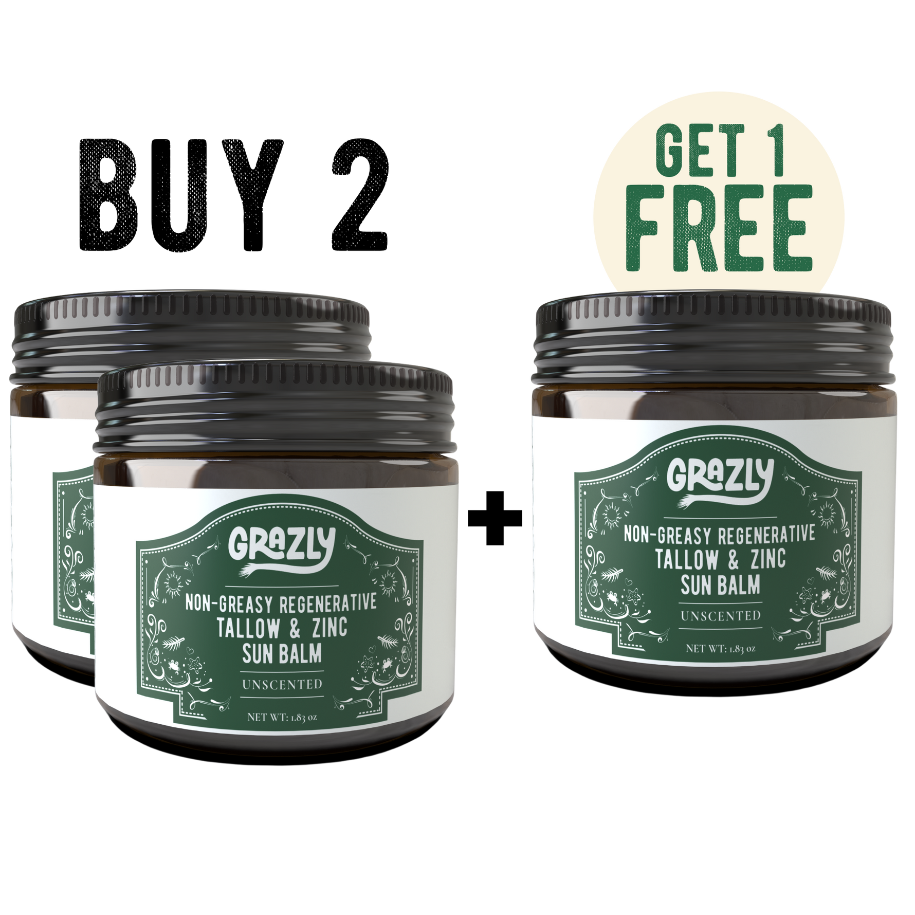 Regenerative Tallow & Zinc Sun Balm