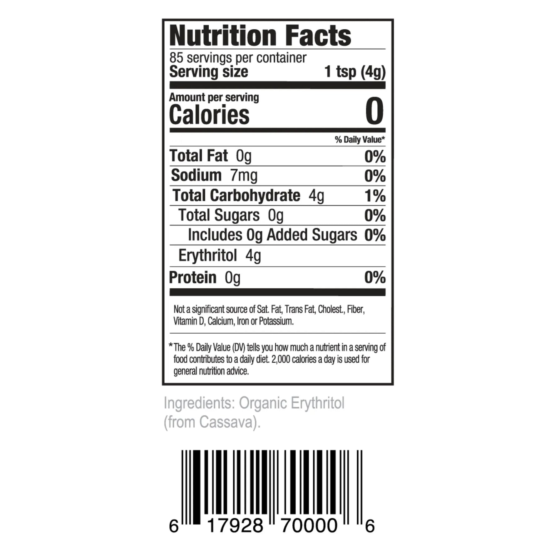 ORGANIC ERYTHRITOL BAKE-IT-BETTER  POUCH