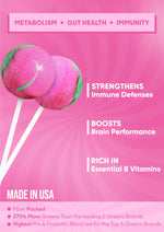 It Girl Superfood Greens Lollipops - Vegan Candy with Supergreens, Vitamins & Antioxidants
