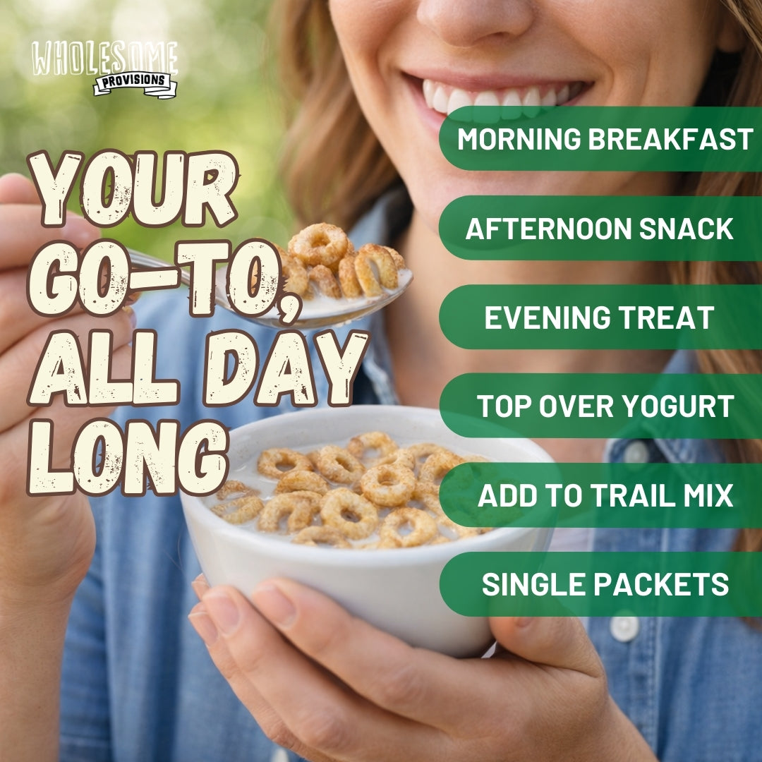 Cinnamon Protein Cereal - High Protein & Fiber, Low Carb