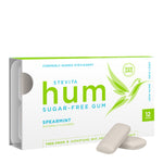 Stevita Hum Sugar-Free Chewing Gum – 100% Natural Spearmint, Supports Oral Health