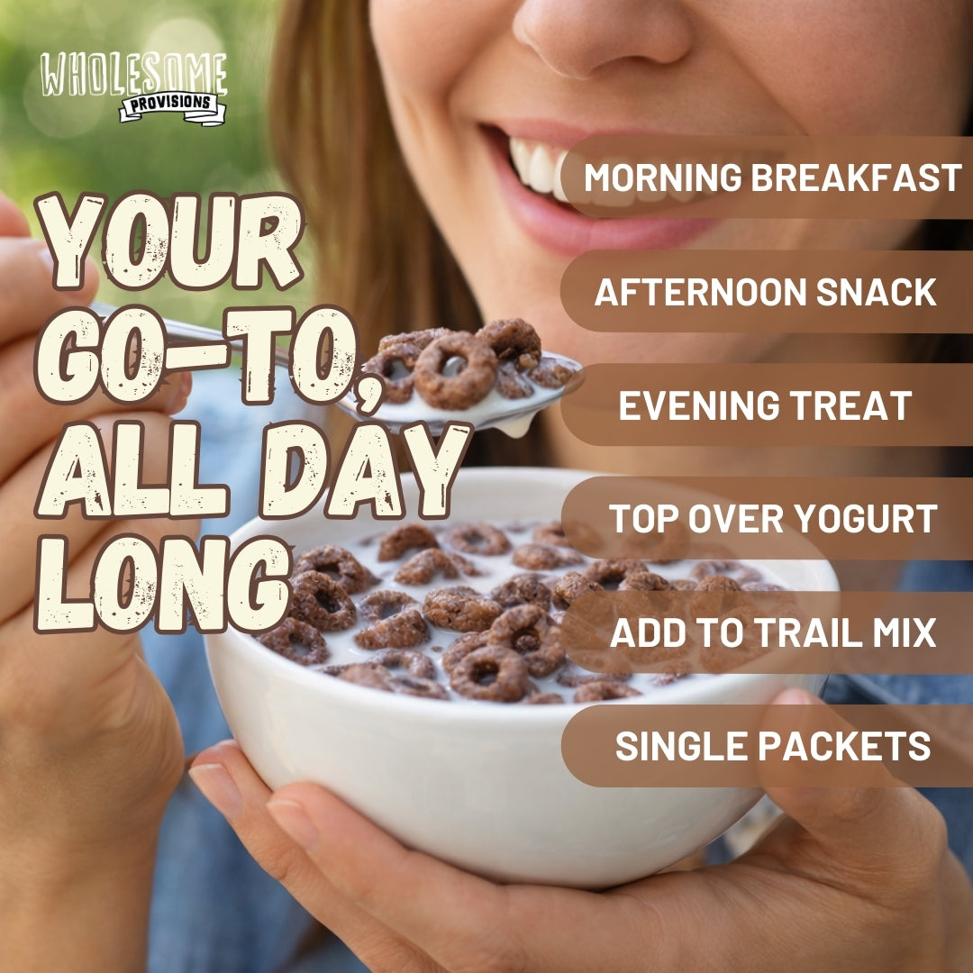 Cocoa Protein Cereal - High Protein & Fiber, Low Carb