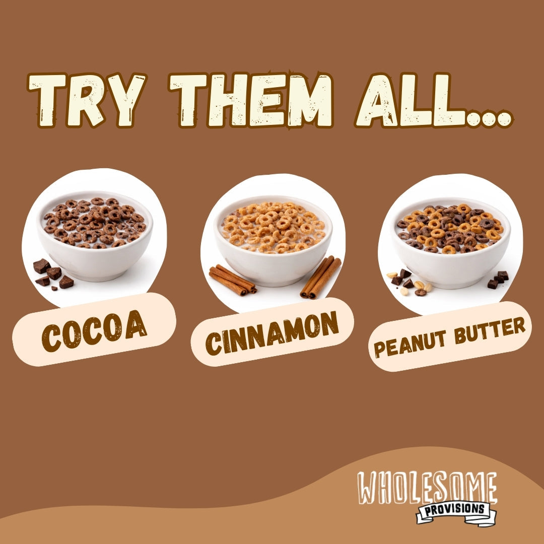 Cinnamon Protein Cereal - High Protein & Fiber, Low Carb