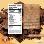 Chocolate Vanilla Protein Rice Crispy Treats - 15g Protein, Low Carb 3g Net, High Fiber, Soft & Chewy