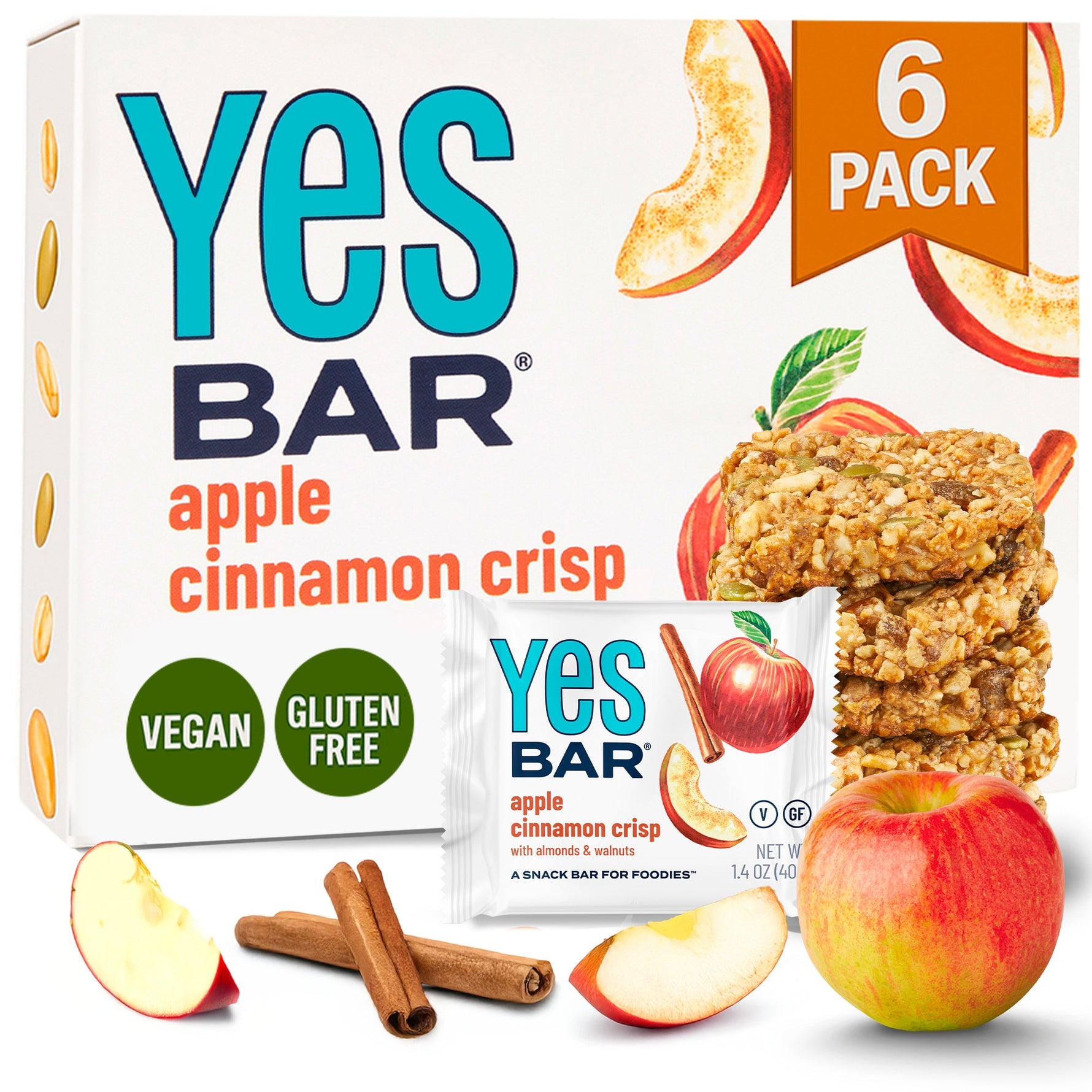 Apple Cinnamon Crisp Six Pack Gluten Free Vegan