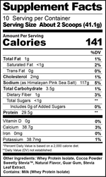 Whey Protein Isolate | 10-Serving Bag | Deep Chocolate