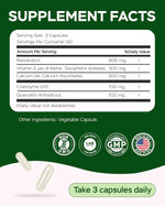 Resveratrol Supplement 1800mg Complex - 180 Capsules