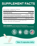Magnesium Advanced Complex 610Mg with Glycinate, Citrate, Vitamin B6 for 3X Absorption & 5-HTP