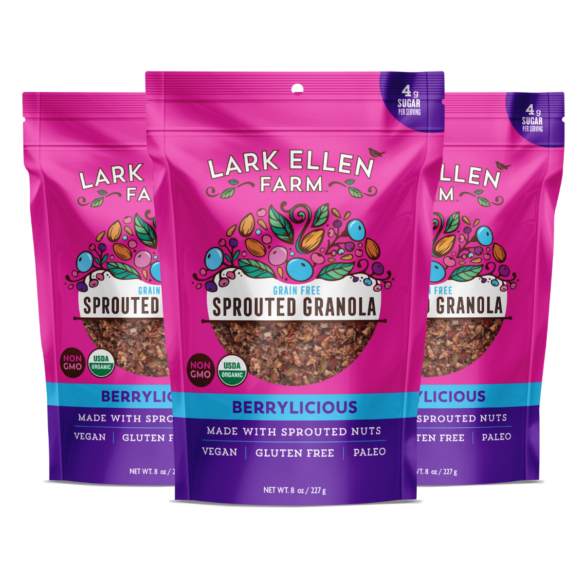 Berrylicious Sprouted Granola Snack