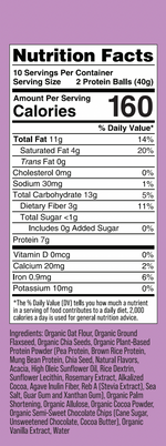 Brownie Batter Protein Balls