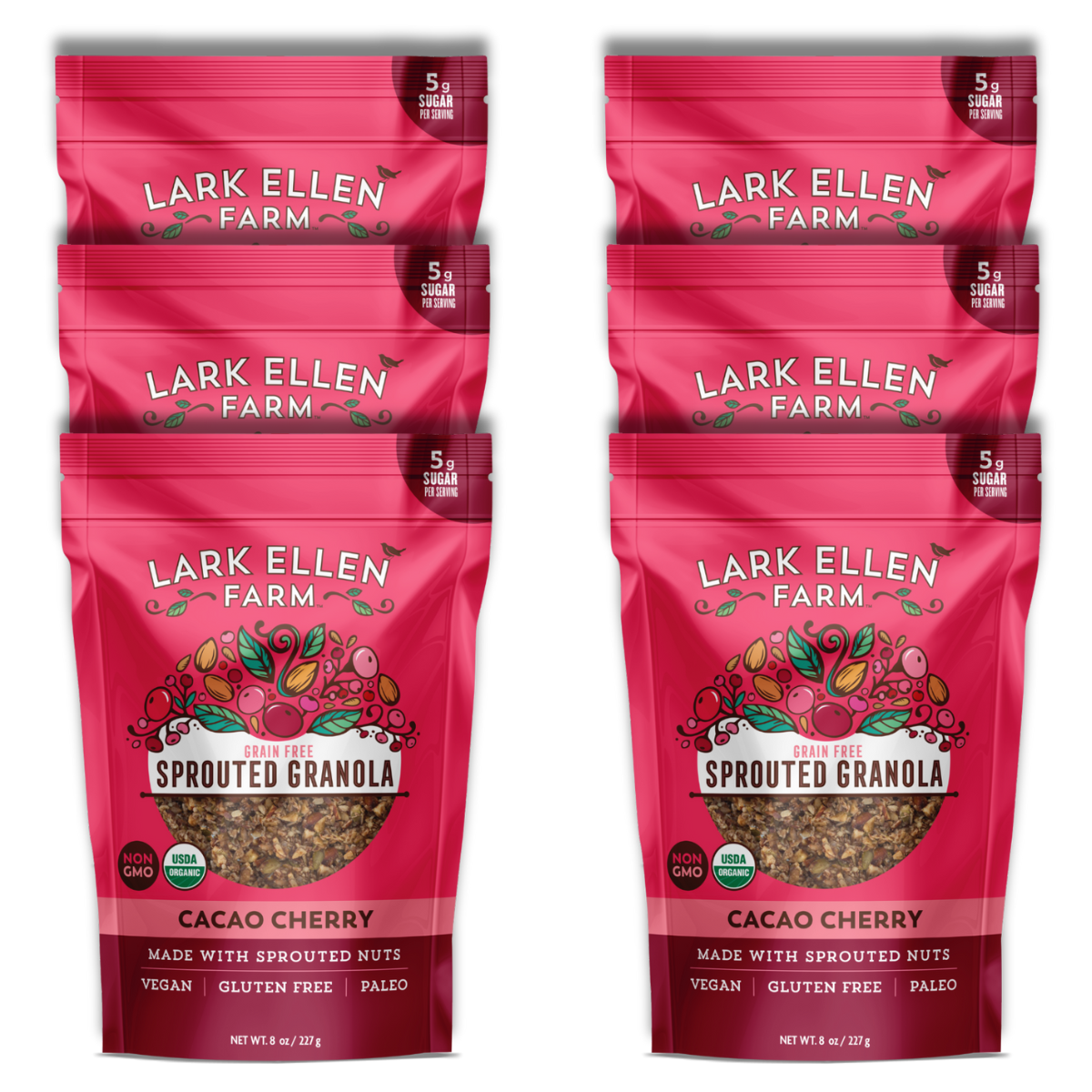 Cacao Cherry Sprouted Granola Snack