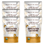 Cashews Unsalted, Sprouted Organic Snack