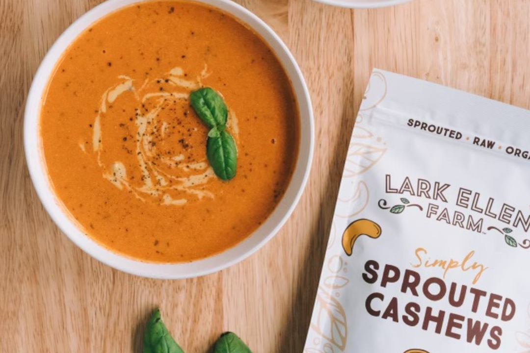Cashews Unsalted, Sprouted Organic Snack