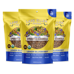 Lemon Blueberry Sprouted Granola Snack