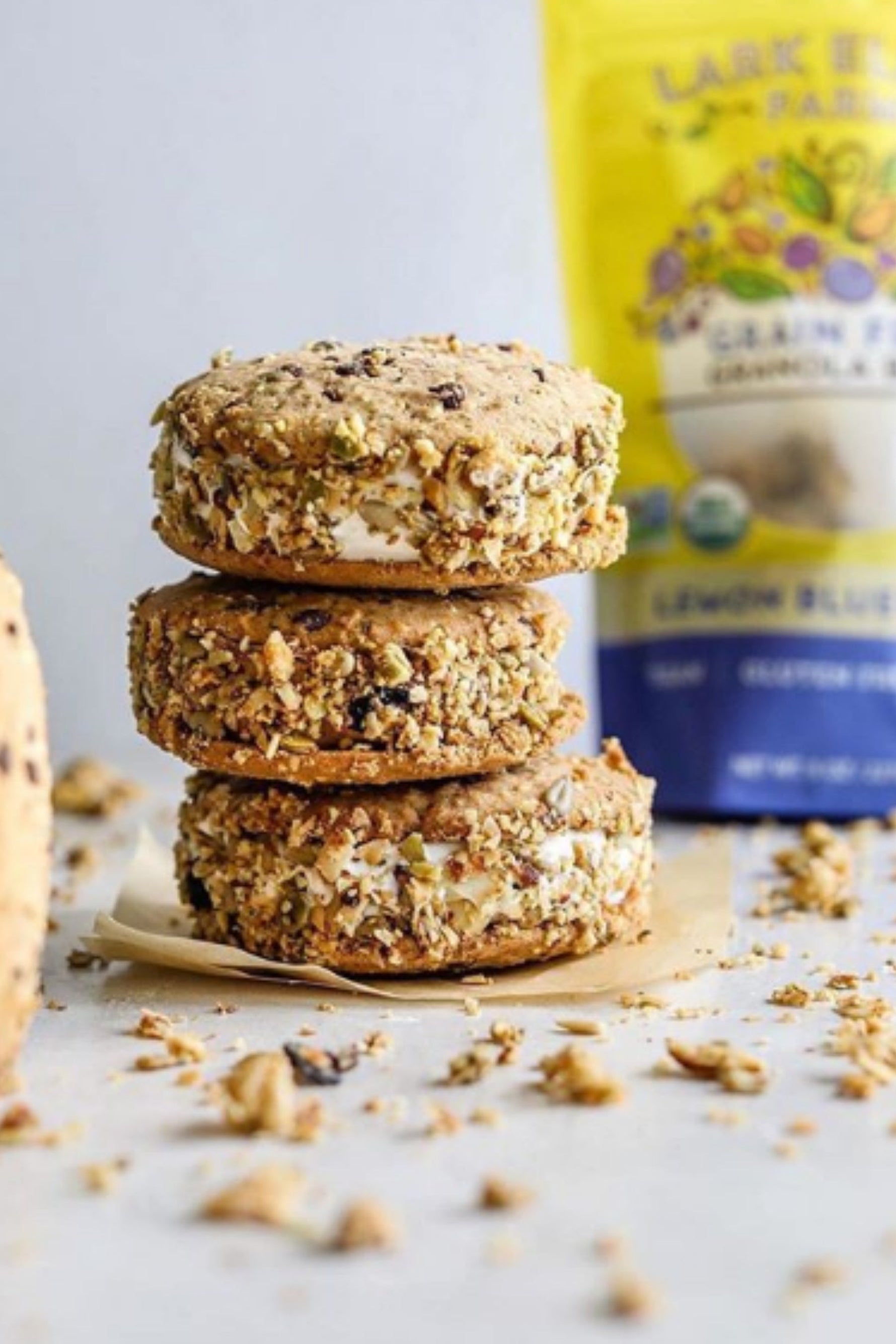 Lemon Blueberry Sprouted Granola Snack