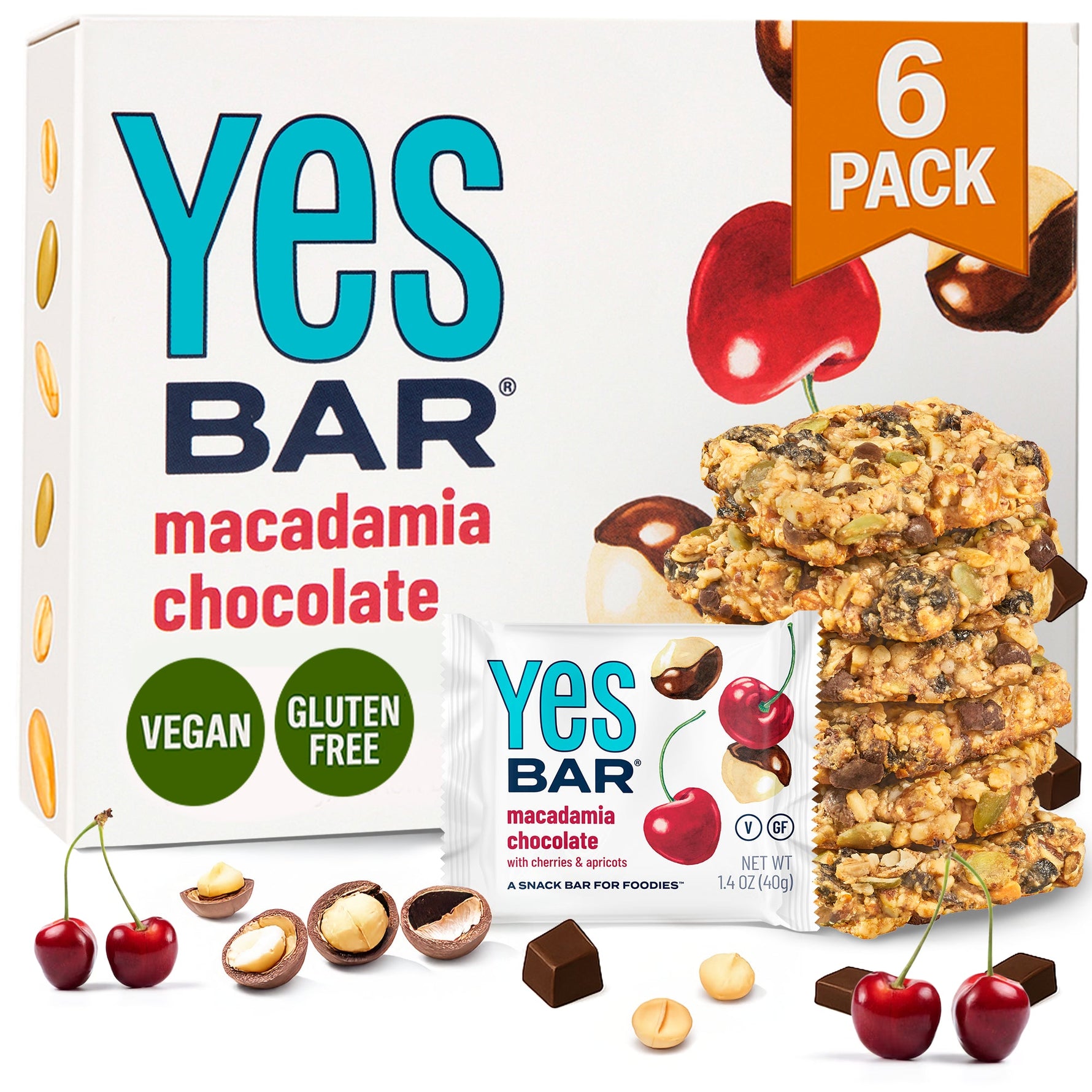 Macadamia Chocolate Six Pack Gluten Free Vegan Organic
