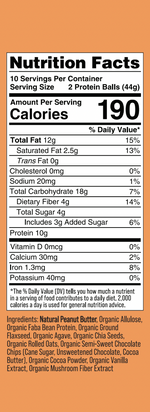 Peanut Butter Cacao Protein Balls