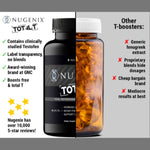 Nugenix Total-T - Free & Total Testosterone Booster - 90 Count (Two Pack)