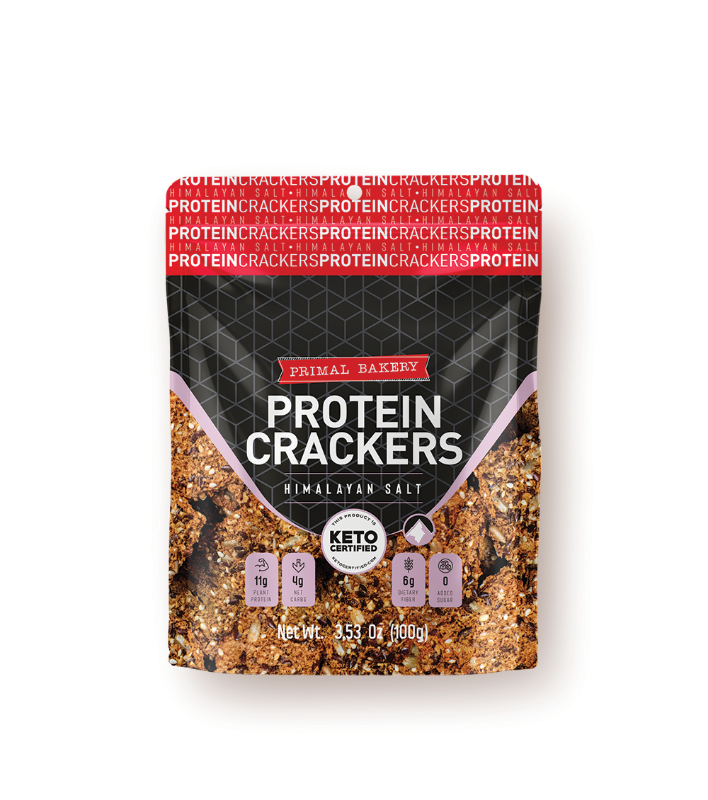 Protein Keto Crackers Himalayan Salt
