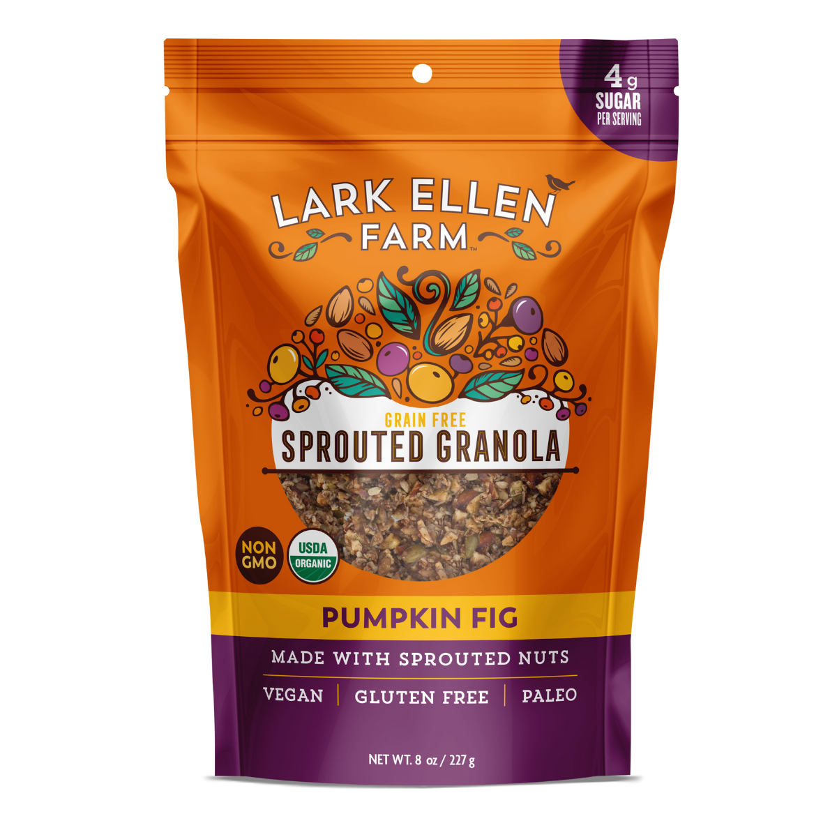 Pumpkin Fig Sprouted Granola Snack