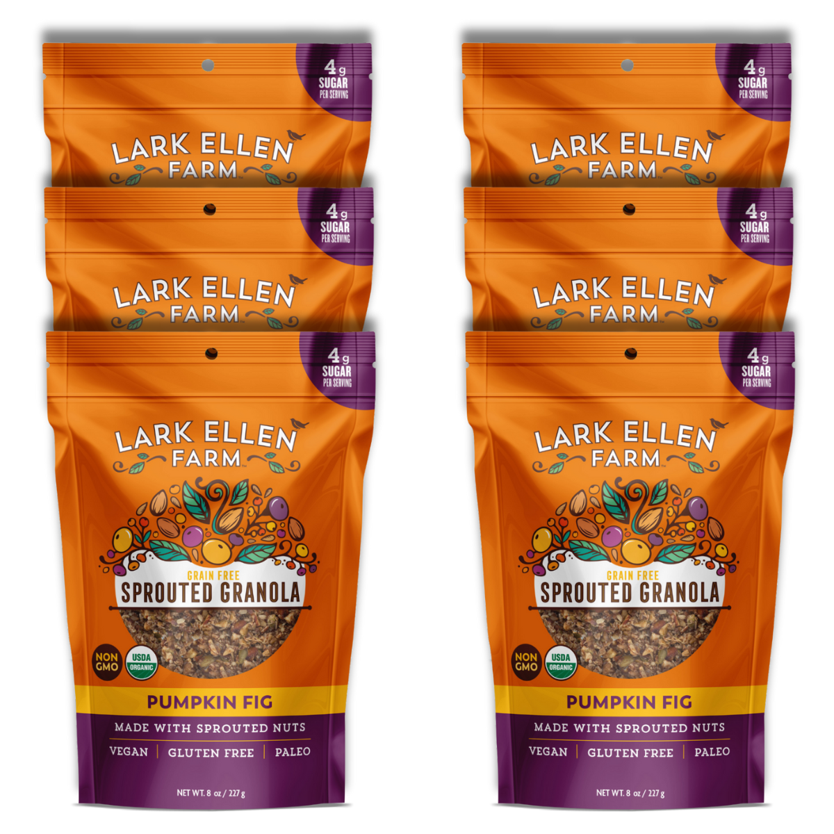 Pumpkin Fig Sprouted Granola Snack