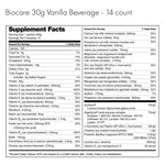 30G Protein Vanilla Biocare Dietary Beverage (14 Servings)