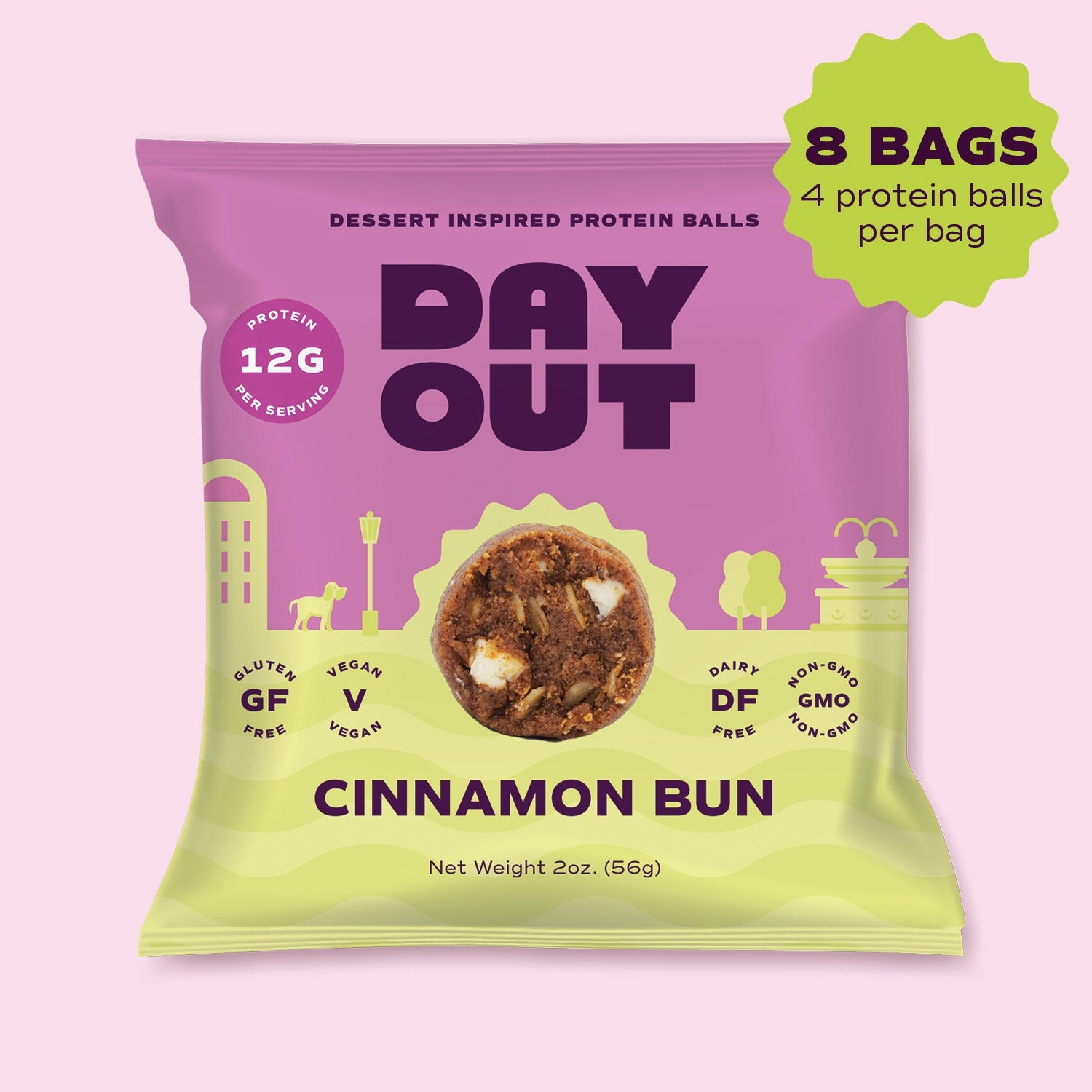Cinnamon Bun (Single-Serve) Protein Snack
