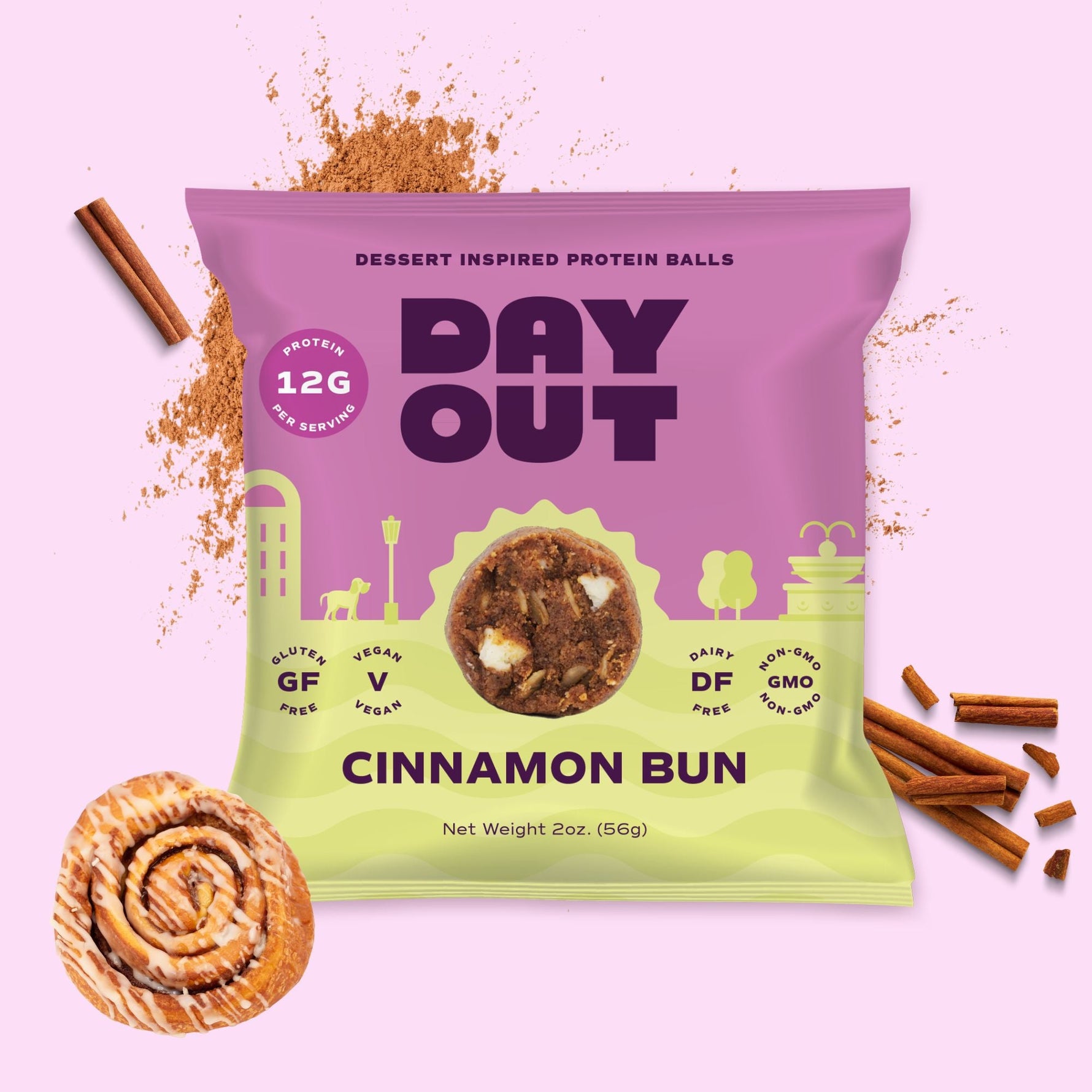 Cinnamon Bun (Single-Serve) Protein Snack