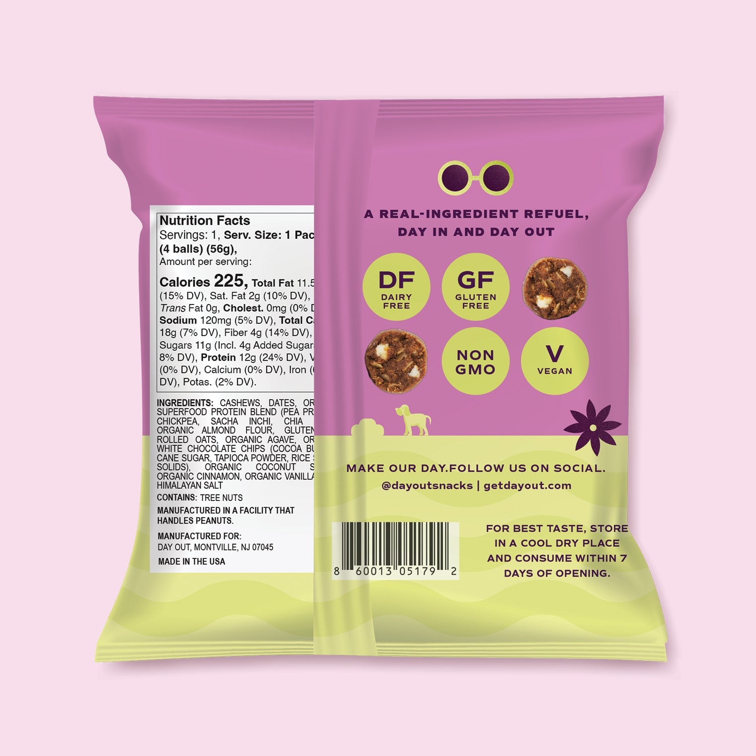 Cinnamon Bun (Single-Serve) Protein Snack
