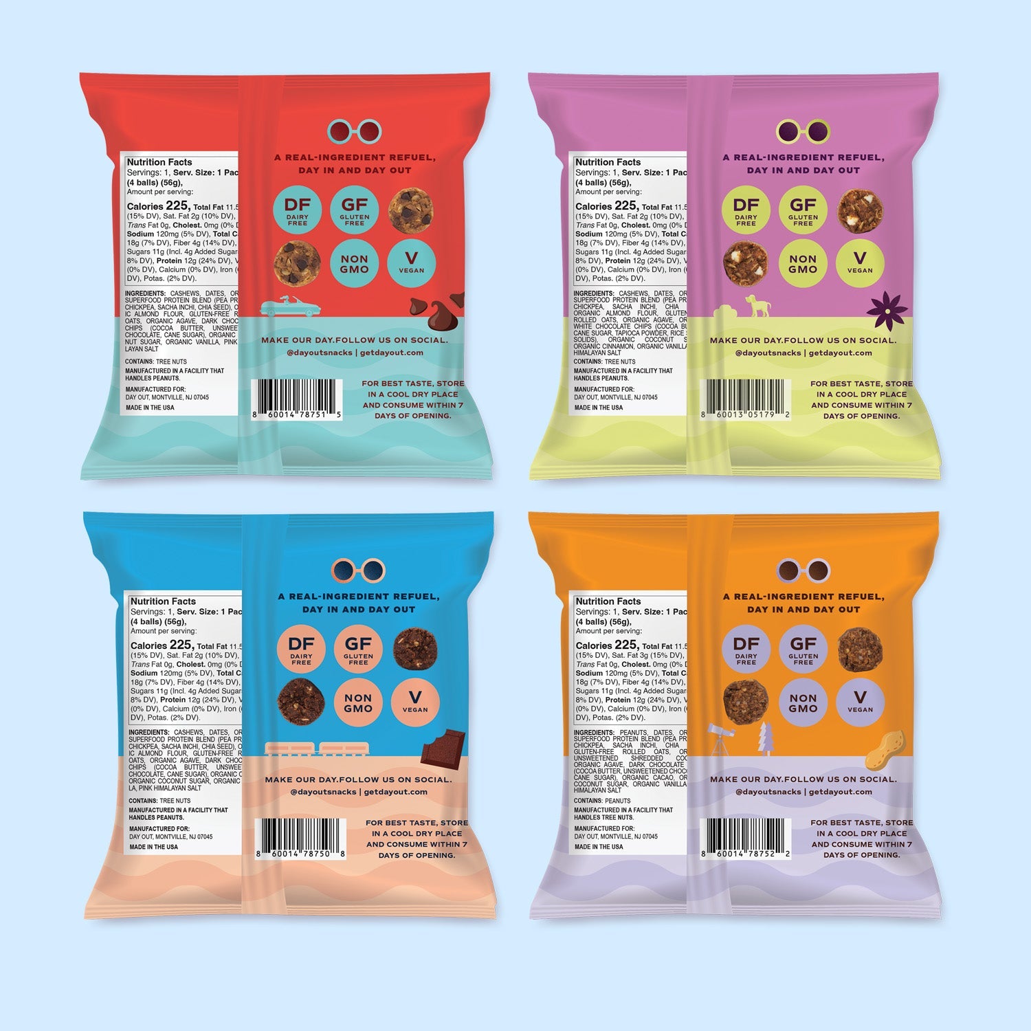 Variety Pack (Single-Serve) Protein Snack