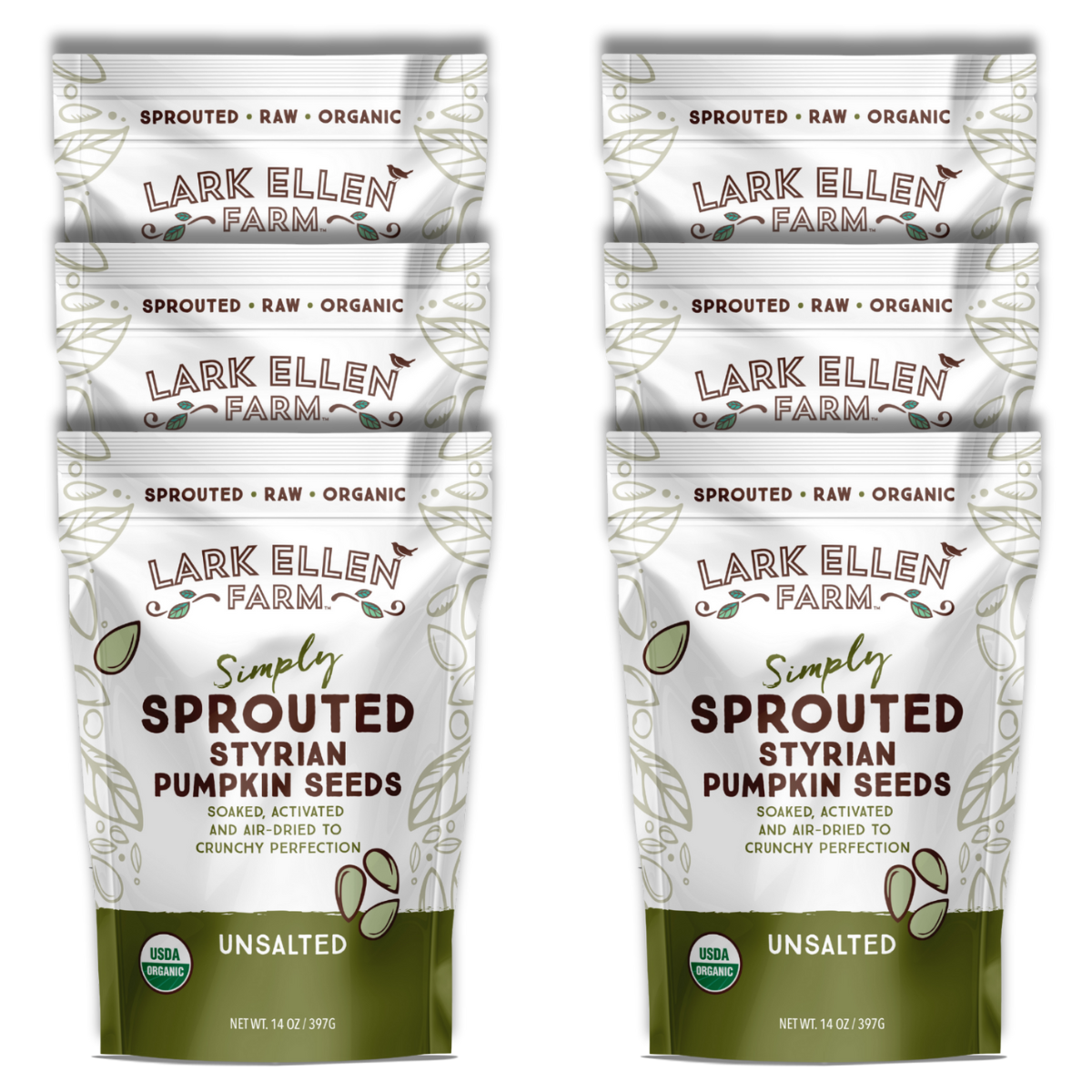 Styrian Pumpkin Seeds, Sprouted Organic Snack