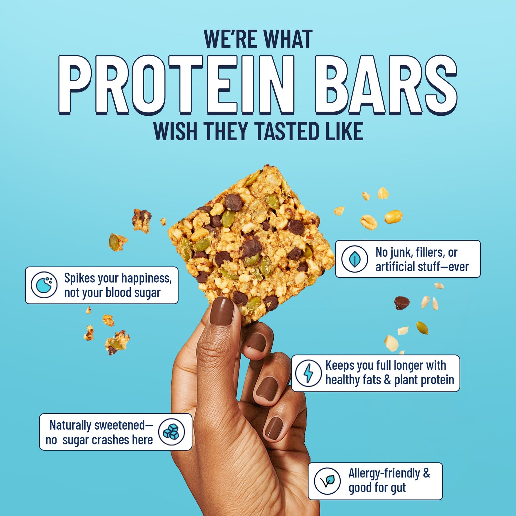 Peanut Butter Dark Chocolate Six Pack Gluten Free Vegan Organic