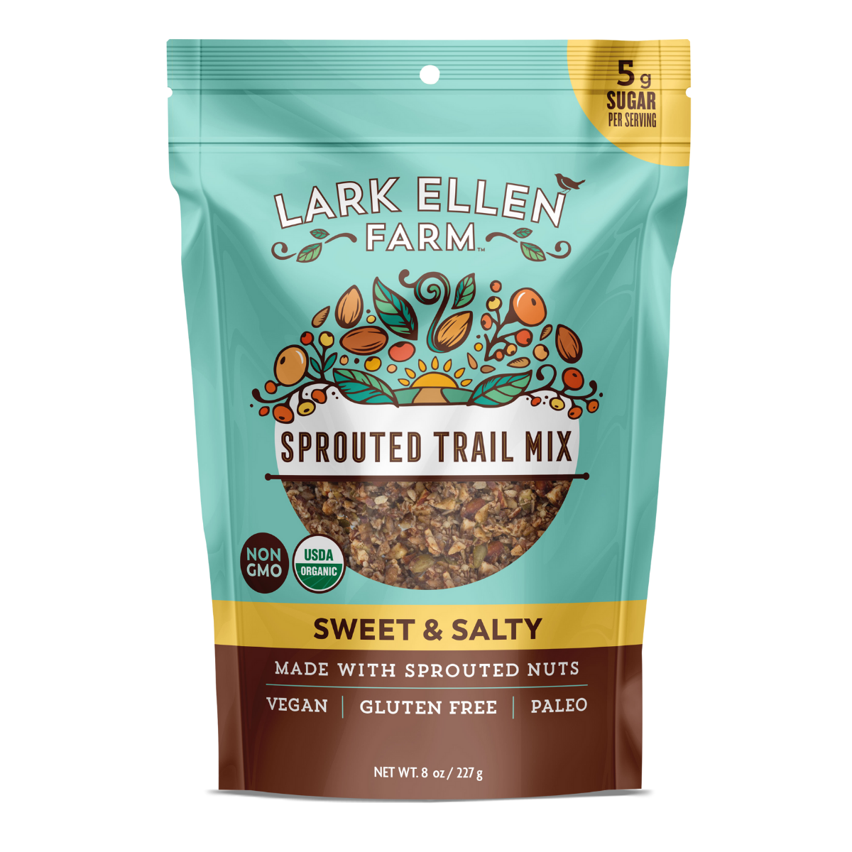 Sweet & Salty Trail Mix, Sprouted Snack