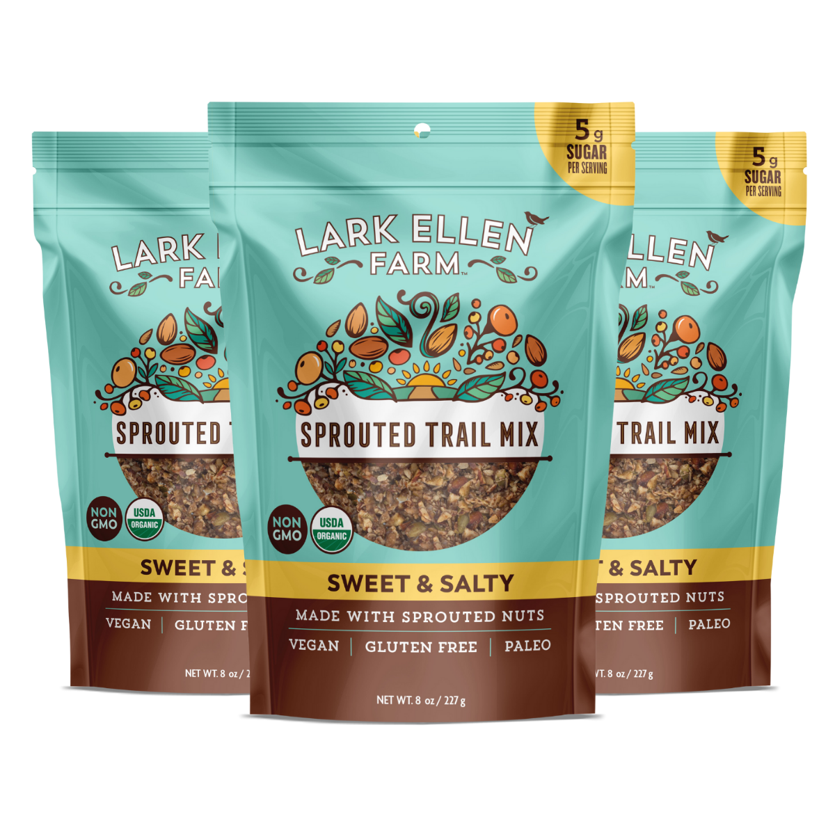 Sweet & Salty Trail Mix, Sprouted Snack