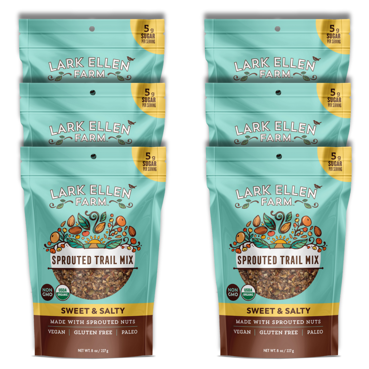Sweet & Salty Trail Mix, Sprouted Snack