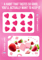 It Girl Snack - Superfoods Greens Gummies in Pink Starburst Flavor