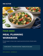 Cover of MDI ACTIVE Four-Week Meal Planning Workbook digital PDF