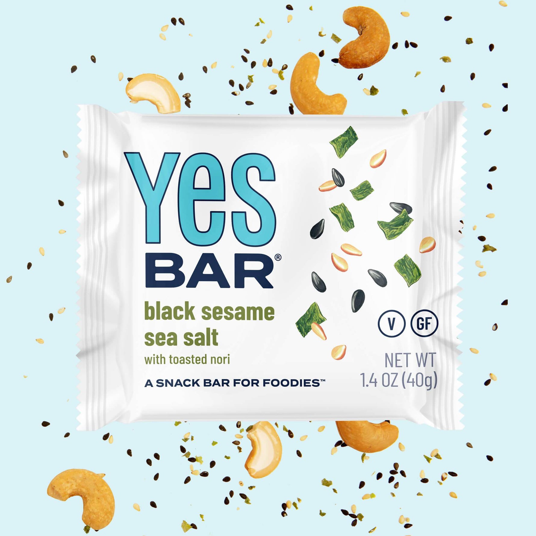 Black Sesame Sea Salt Six Pack Gluten Free Vegan Organic